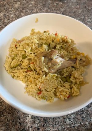 Una foto de Arroz con pollo
