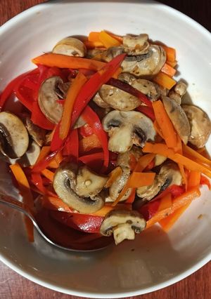 Una foto de Relleno para tacos, vegetariano y fácil