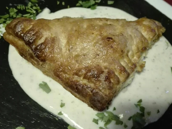 Receta 725. Hojaldre de pollo y bechamel  que Delicioso