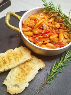Foto di Malloreddus con salsiccia, rosmarino e pecorino 🍅🧄🫒🍴🥖