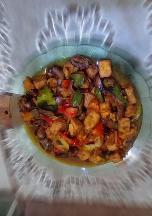 Foto resep Jantung ayam mix tahu