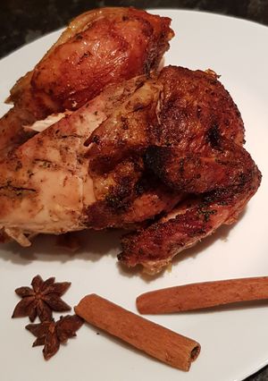 A picture of Masala Roasted Chicken.