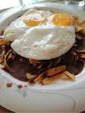 Chilaquiles with Bean Sauce