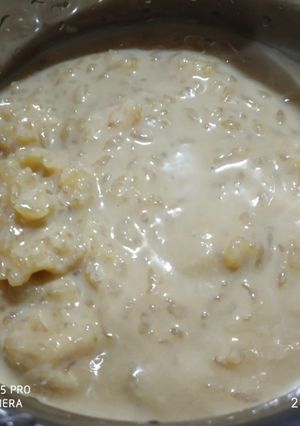 A picture of Date palm jaggery kheer.