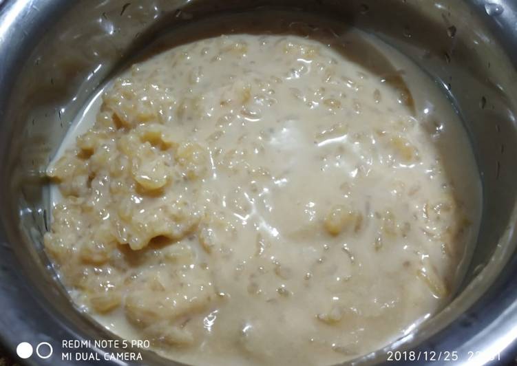 Recipe of Any-night-of-the-week Date palm jaggery kheer