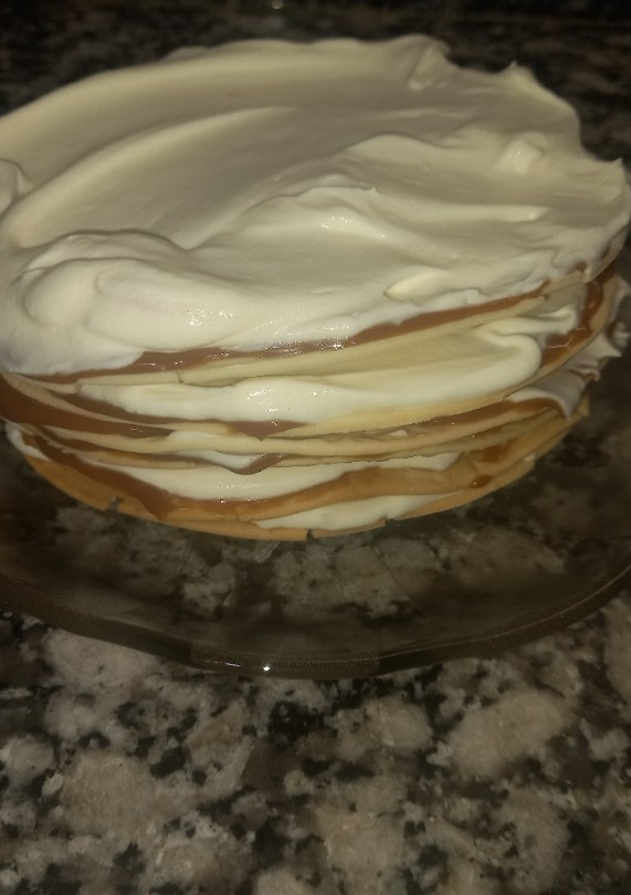 Una foto de Postre Milhojas