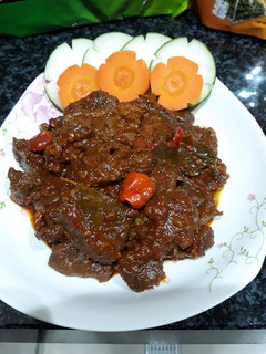 Foto resep Sate goreng pedas