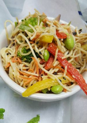 A picture of Sesame Pasta Salad.