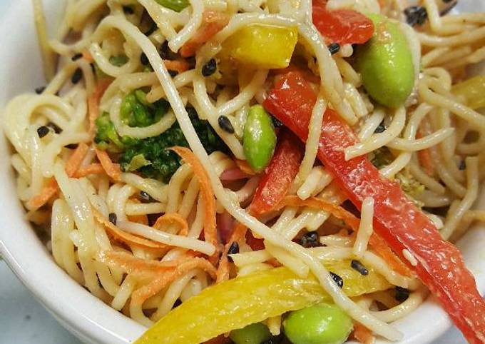 Steps to Prepare Favorite Sesame Pasta Salad