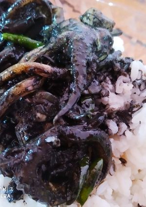Foto resep Cumi masak hitam