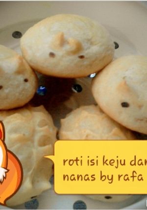 Foto resep Roti Isi Keju dan Selai Nanas