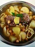 Caldo económico con "pilota"