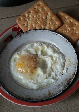 Una foto de Huevo al plato