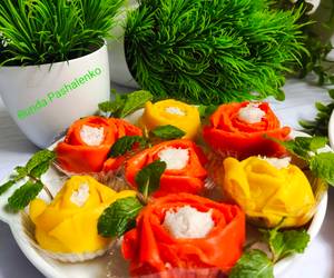 Mudah Cepat Memasak Dadar Gulung Mawar Ala Restoran