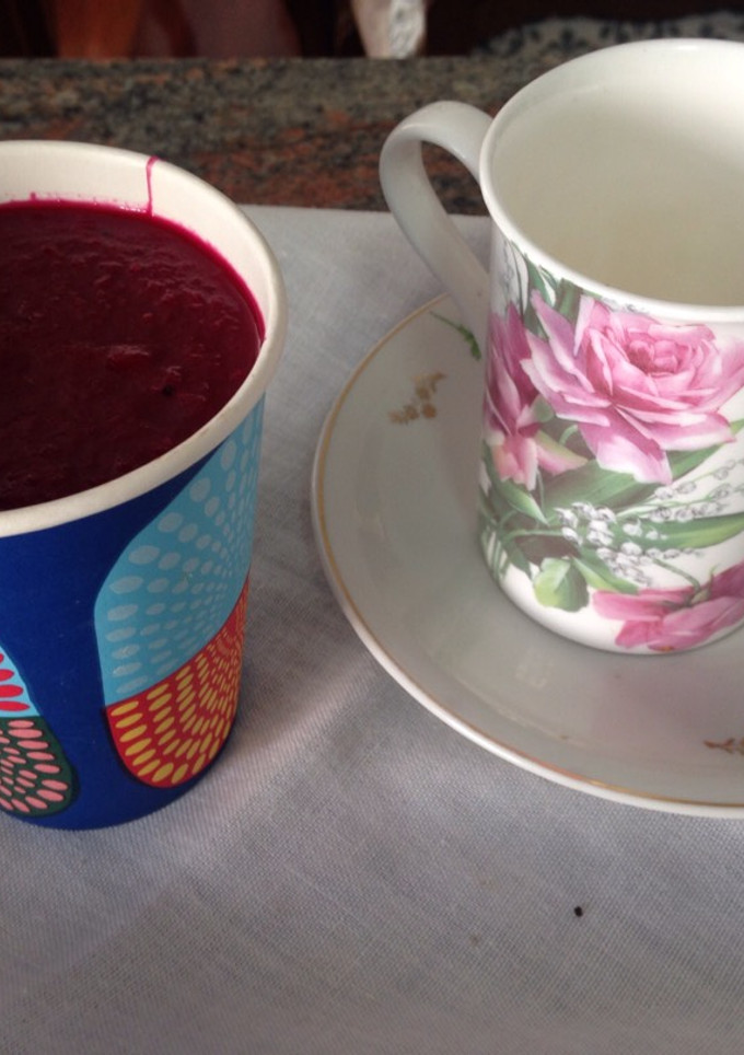 Una foto de Batido de remolacha