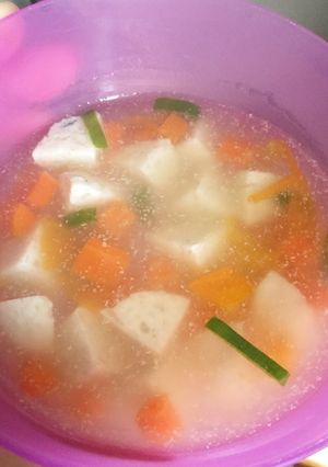Foto resep Sup Bakso Ikan (suitable for toddler)