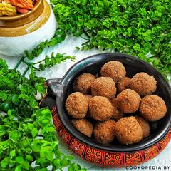 Poha Laddoos A picture of Poha Laddoos.