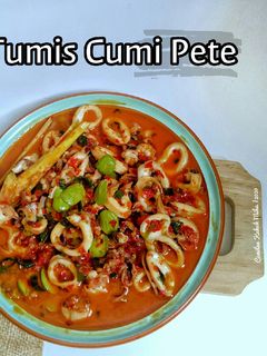 Foto resep Tumis Cumi Pete Rica Rica
