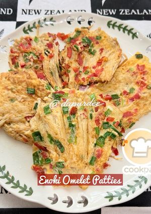 Gambar 👩‍🍳Enoki Omelet Patties