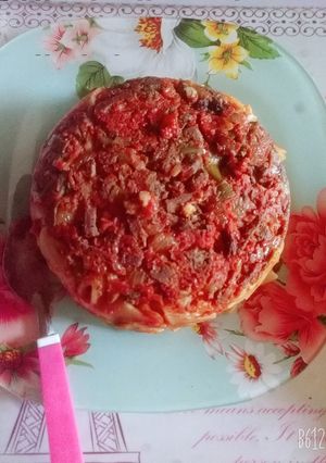 صورة لوصفة طاجن معكرونه بالكبده 😋