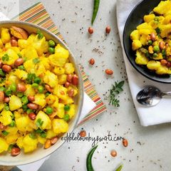 A picture of Bread Poha.