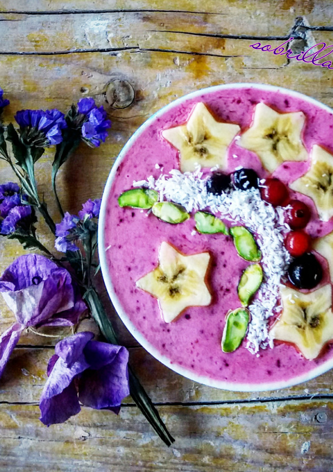Una foto de Smoothie de Frutos Rojos