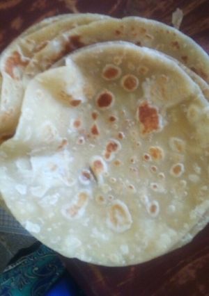 A picture of Soft chapati# authormarathon#.