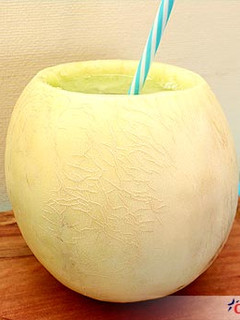 Una foto de Melón con Vino