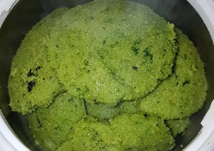 Recipe of Speedy Spinach idlies