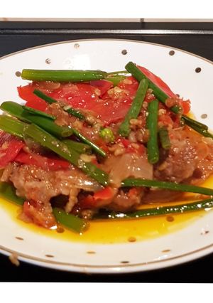 Foto resep Dendeng lambok cabe merah (basah)