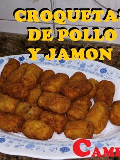 Una foto de Croquetas de pollo y jamón