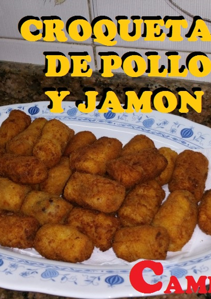 Una foto de Croquetas de pollo y jamón