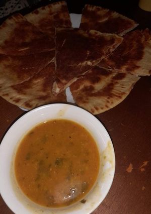 صورة لوصفة فطيرة محشية على المقلاة في دقائق 😋🍅🍕