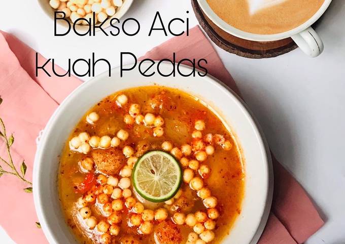 Resep Bakso Aci Kuah Pedas Oleh Anif Agustina Cookpad