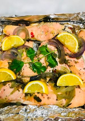 Una foto de Salmón al horno!!
