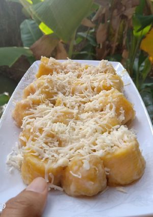 Foto resep Pisang karamel keju