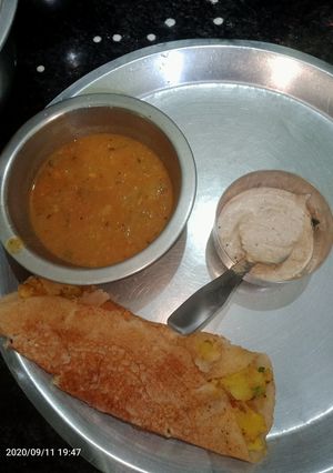 डोसा सांबर (dosa sambar recipe in hindi) रेसिपी मुख्य फोटो