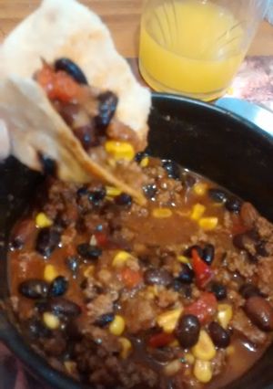 Una foto de Sopa de tacos