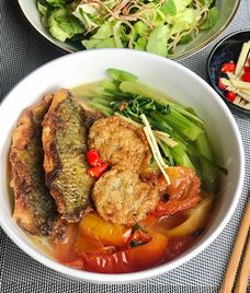bún cá rô đồng