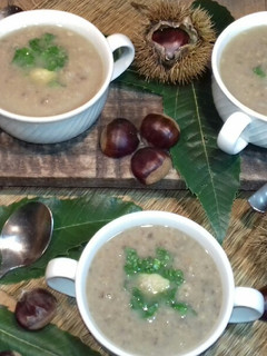 صورة لوصفة 🌰 شوربة الكستناء 🌰