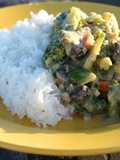 Thai green curry