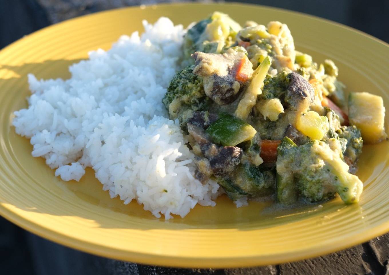 Thai green curry