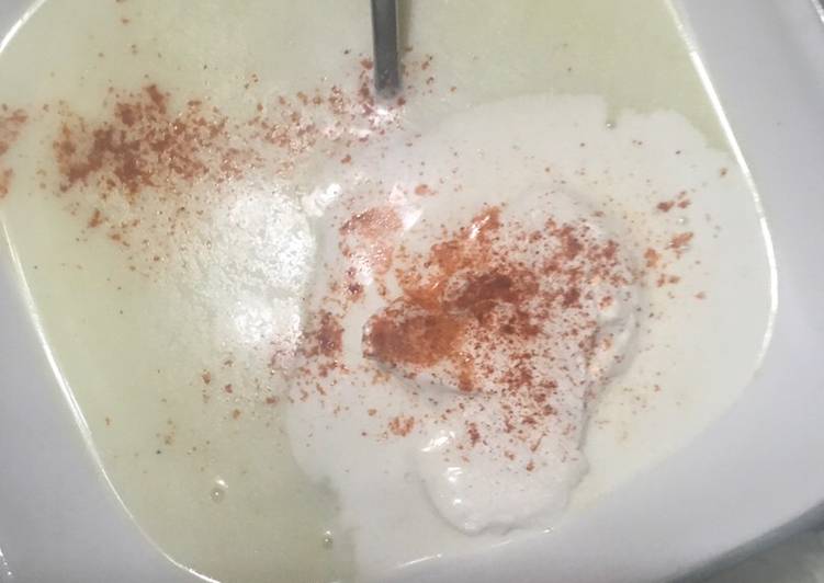 Asparagus soup Asparagus soup