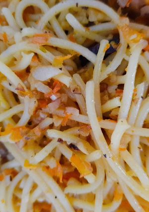 Foto resep Simple spicy aglio olio