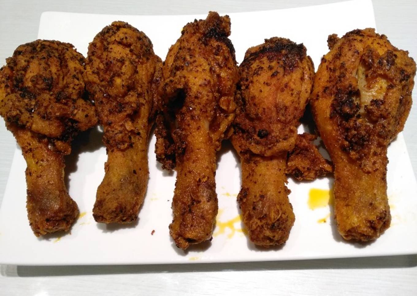 Paha ayam goreng pedes