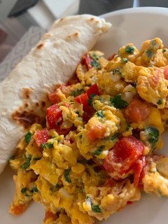 Una foto de Huevos revueltos