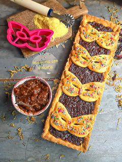 Foto di Crostata di polenta a Carnevale