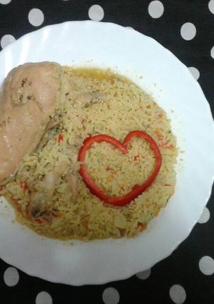 Una foto de Arroz con pollo