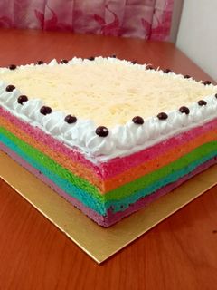 Foto resep Steamed Rainbow Cake