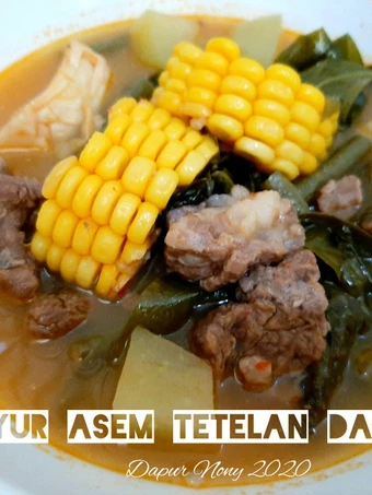 Cara Gampang Membuat Resep Sayur Asem Tetelan Daging yang  Bikin Ketagihan Anti Ribet, Bikin Ngiler